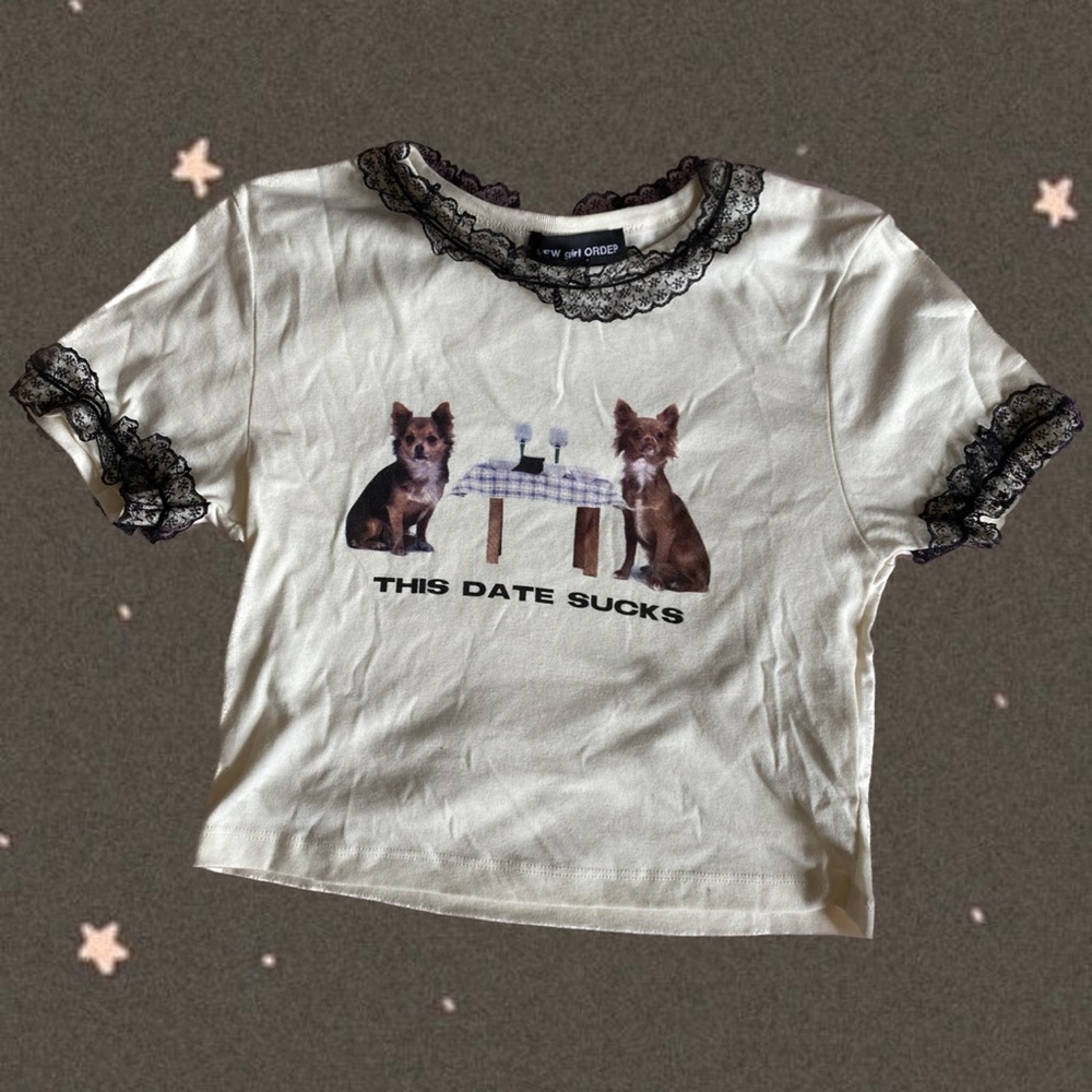 New Girl Order puppy dog tee 🐶